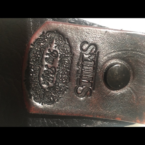 STUNNING Ray Pohja Tooled Leather Western Belt main image 5
